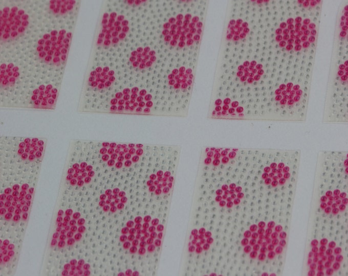 Nail Wrap Set 17 Sticker 18 Straps Pieces Chevron Cheetah Zebra Stripes Bubble Dot Flower