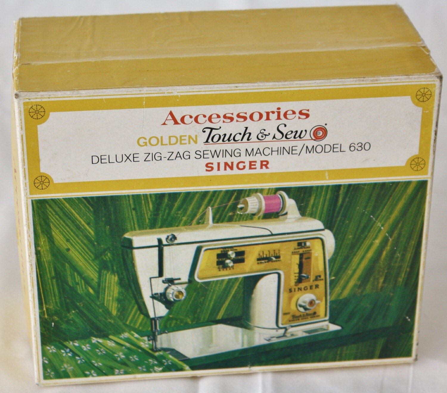 SINGER Touch & Sew Model 630 Sewing Machine by TupperhareVintage