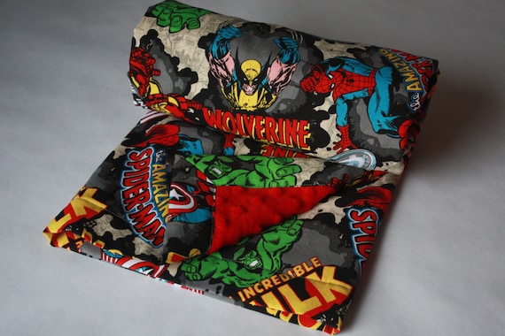 Marvel Comics Baby Blanket
