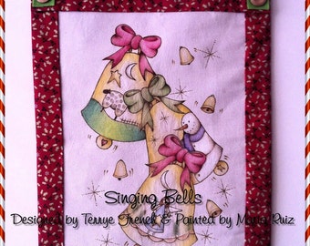 Singing Bells - Painted by Maria Ruiz, Painting With Friends E Pattern