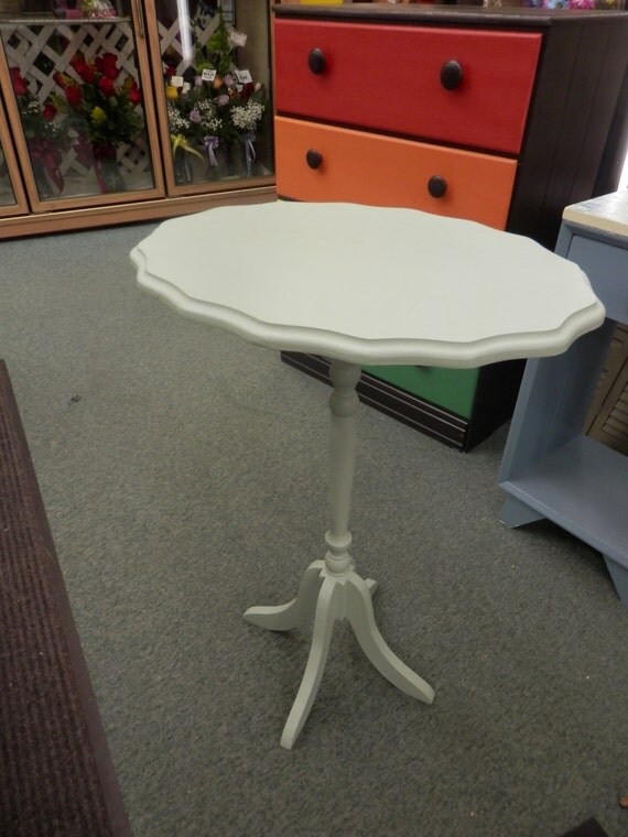 vintage shabby chic sage green folding table end table vintage shabby chic sage green folding table end table