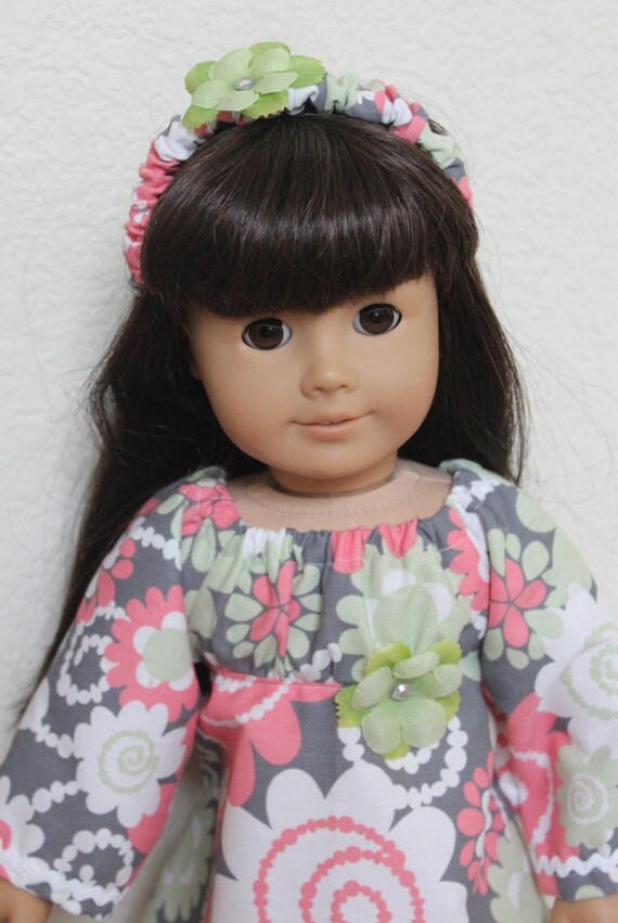 American Girl Doll SUMMER SALE Flowered Dress will fit most other ...