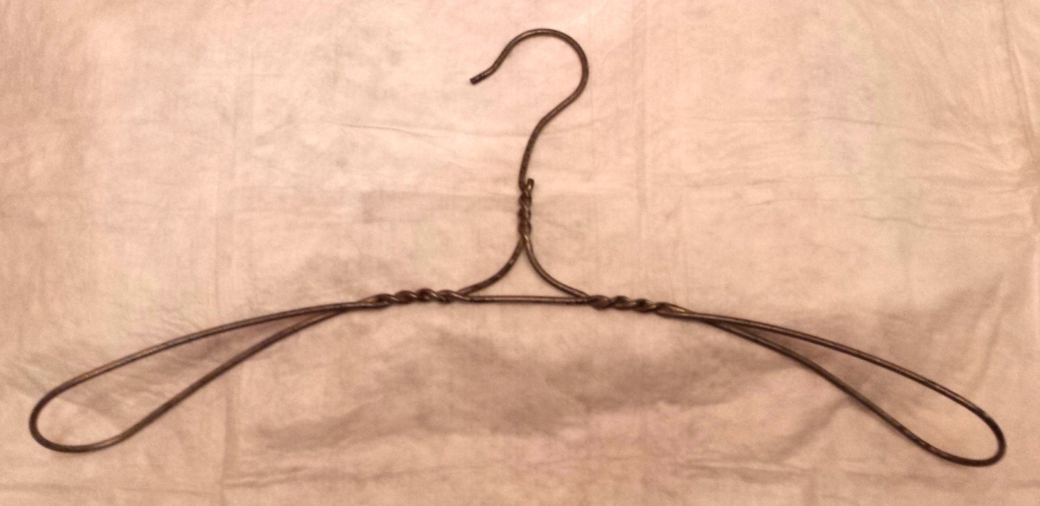 PRICE REDUCTION! Antique / Vintage Twisted Wire Industrial Clothes