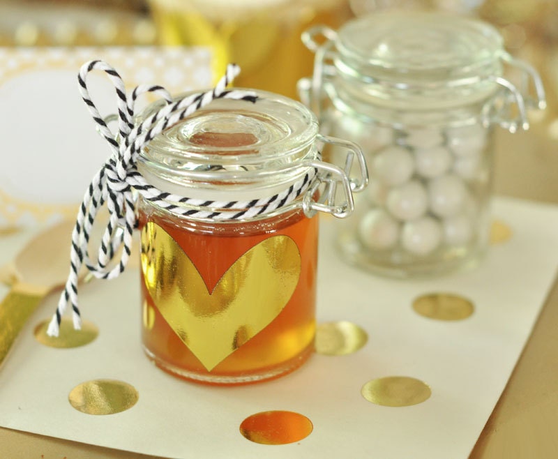 Mini Glass Jars Mini Jar Favors DIY Homemade Favors of