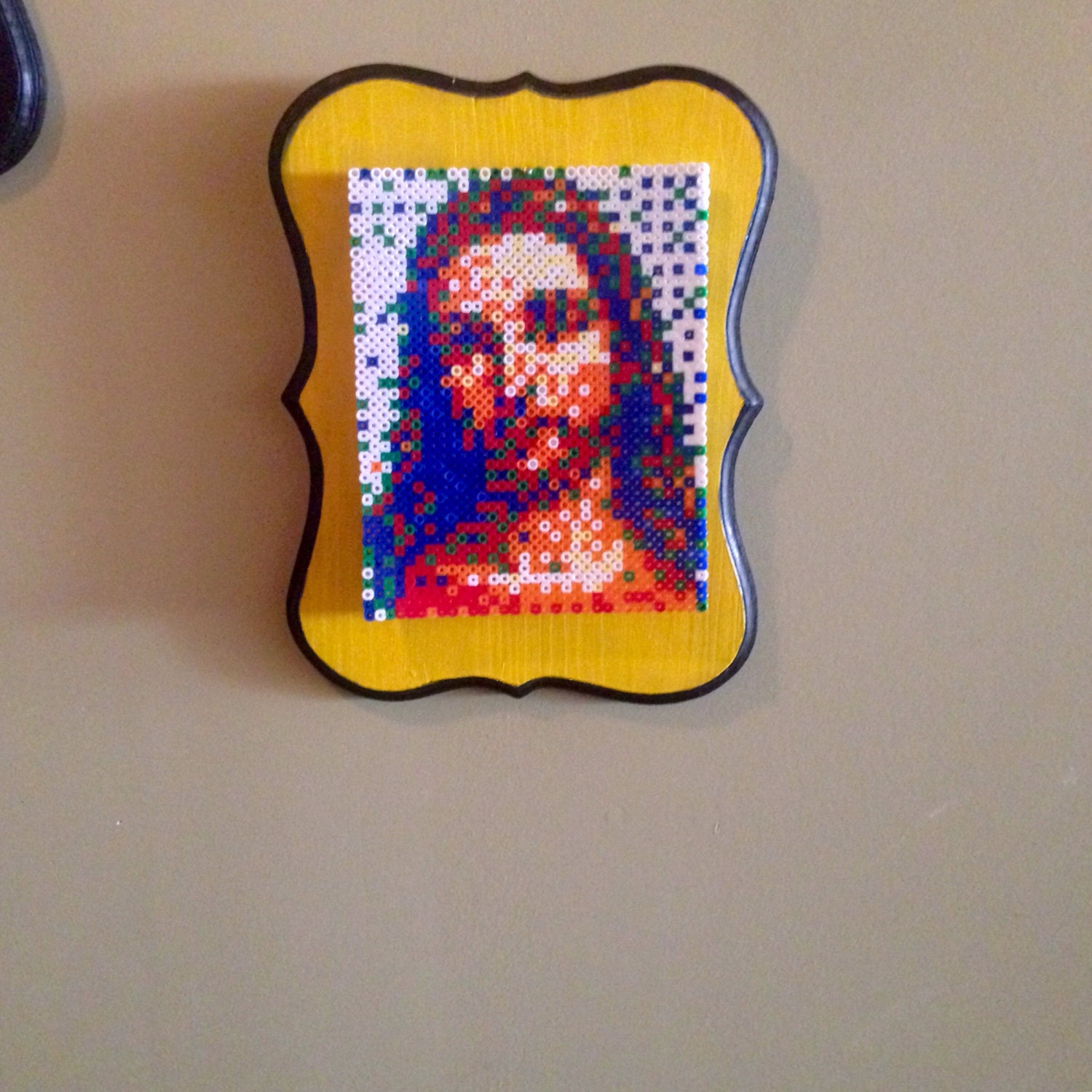 Perler bead jesus by DearGawd on Etsy