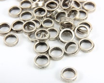 Popular items for antique silver beads on Etsy