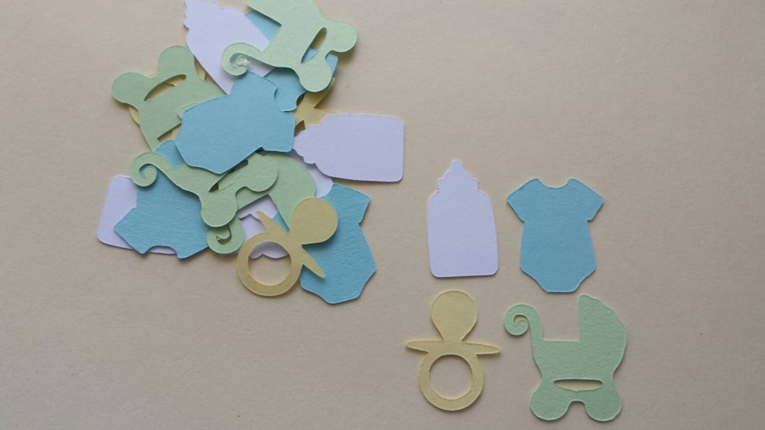 Boy Baby Shower Paper Cutout 1in