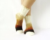 Handmade socks. Knit socks. Wool  socks. Hand knit  socks  Cozy christmas gif