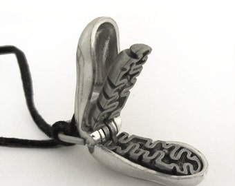 Mitochondria Necklace, Mitochondria Keychain, Mitochondrion Locket, Microbiology Cell Biology, Cytology Jewelry