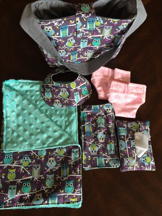 Baby doll diaper bag set