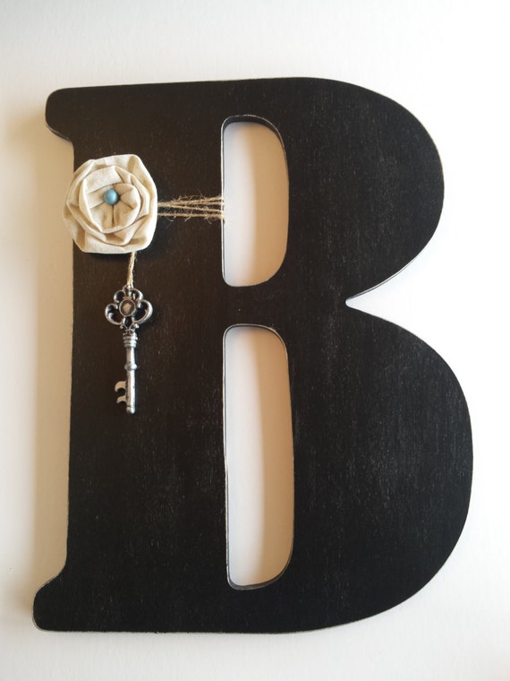 Wood Letter Embellishments Interchangeable by owlthingscreative