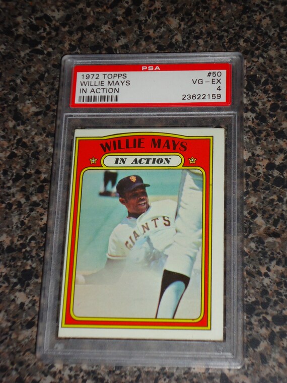 Willie Mays 1972 Topps Baseball Card