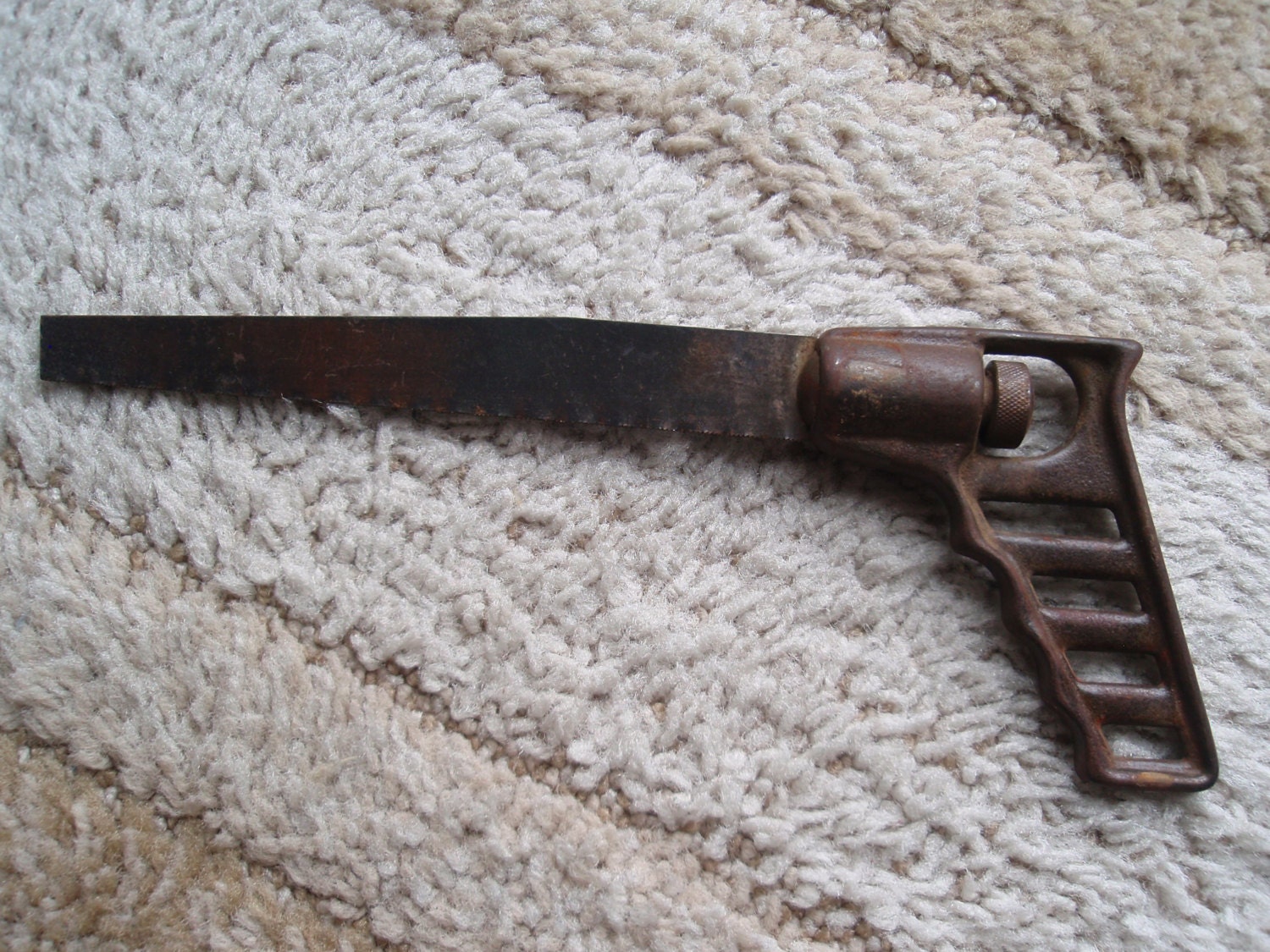 Antique Millers Falls Vintage Key Hole Saw Cast Iron Handle