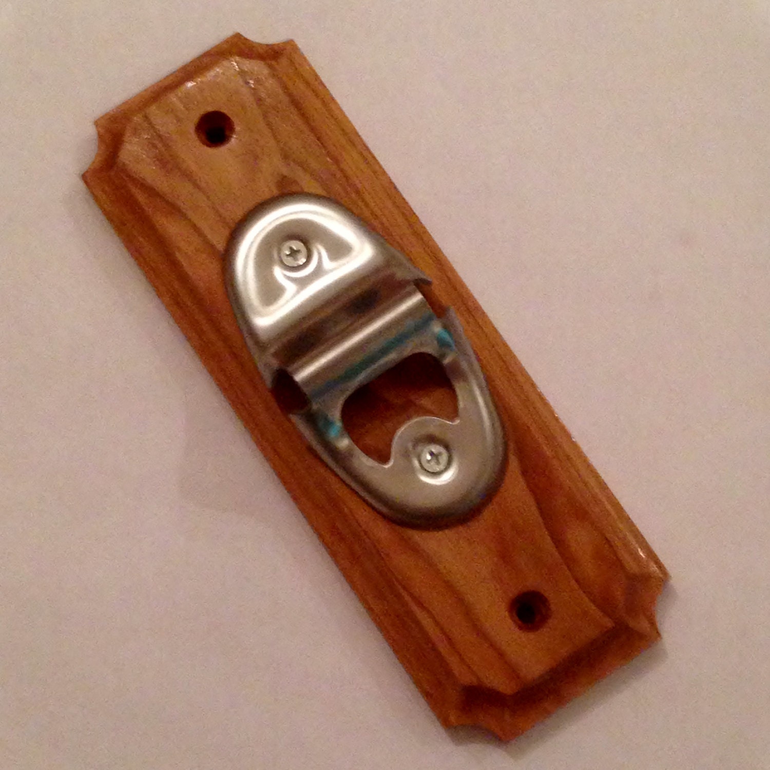 Wall Mounted Bottle Opener Solid Wood Cherry And Stainless   Il Fullxfull.680282610 S3f7 