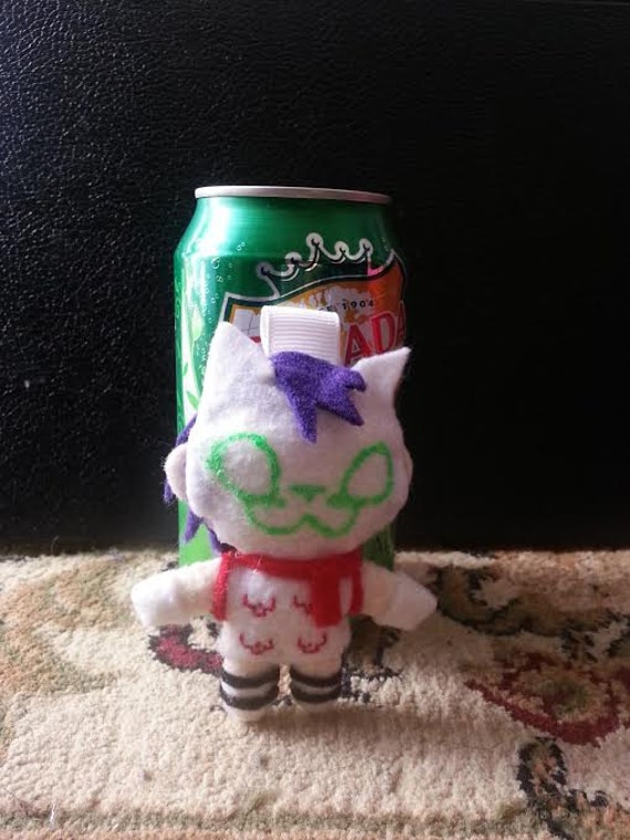 Gorillaz Melancholy Hill Noodle Plush Charm by CaffeinatedPlush