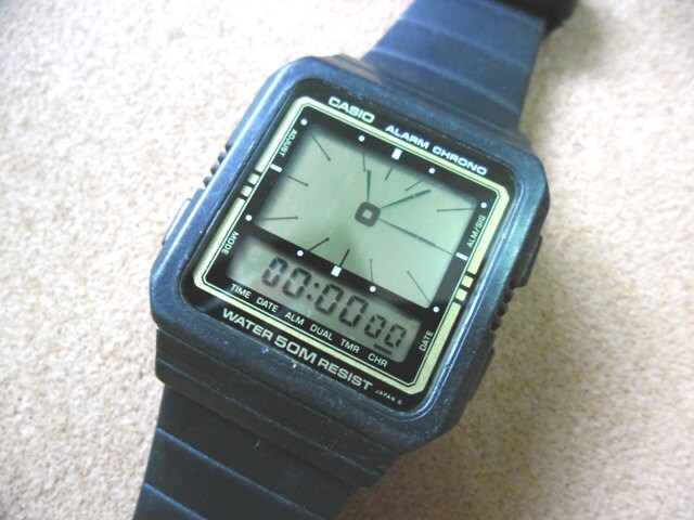 vintage lcd watch