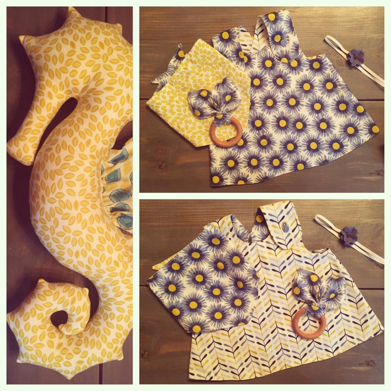 Organic gift set for baby girl by LucaLuAndMomma2 on Etsy