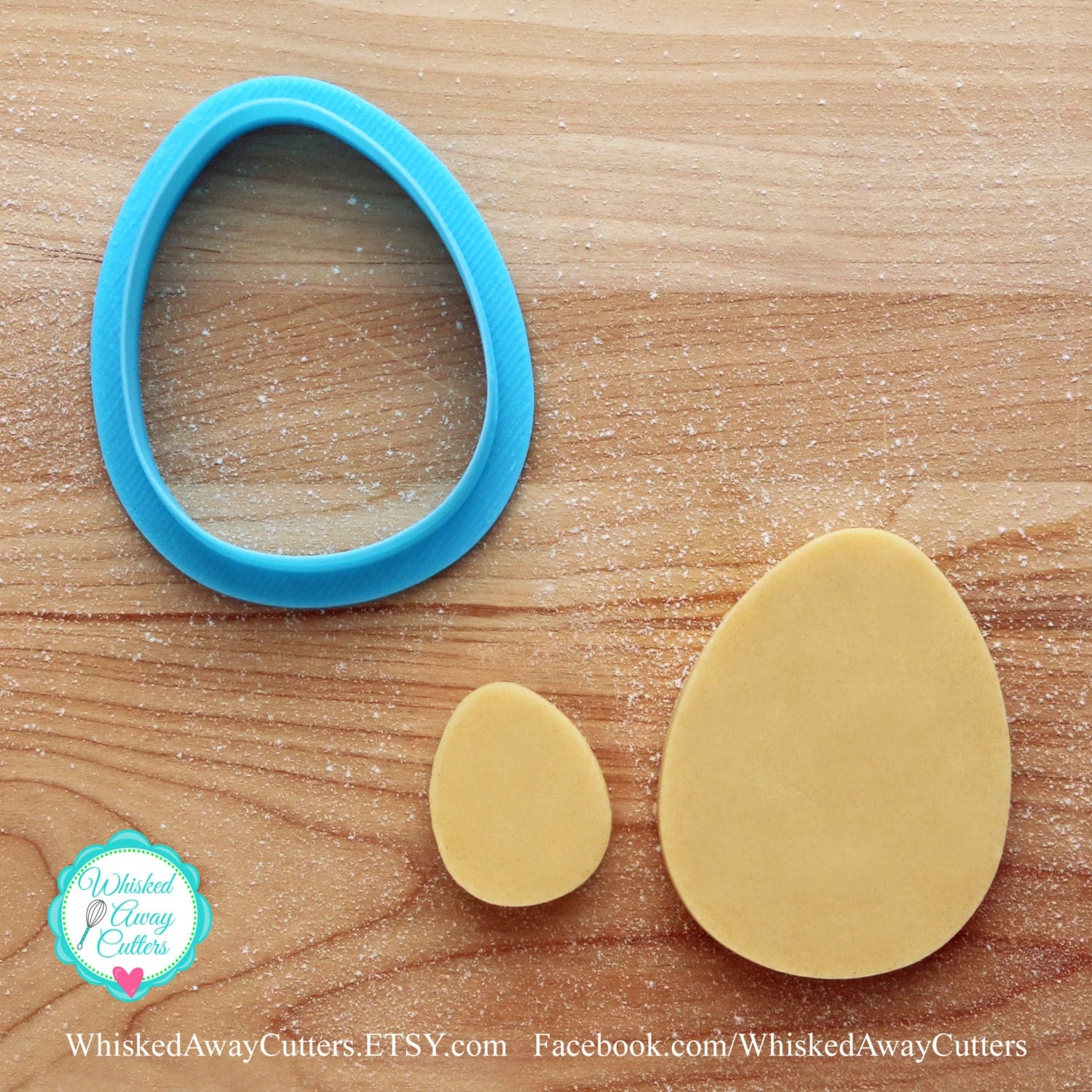 Egg Cookie Cutter Easter Egg Cookie Cutter and Fondant Cutter