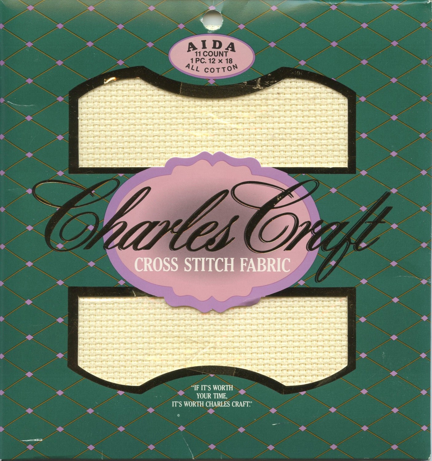 Ivory Aida Cloth 11 Count Cross Stitch Fabric 1pc