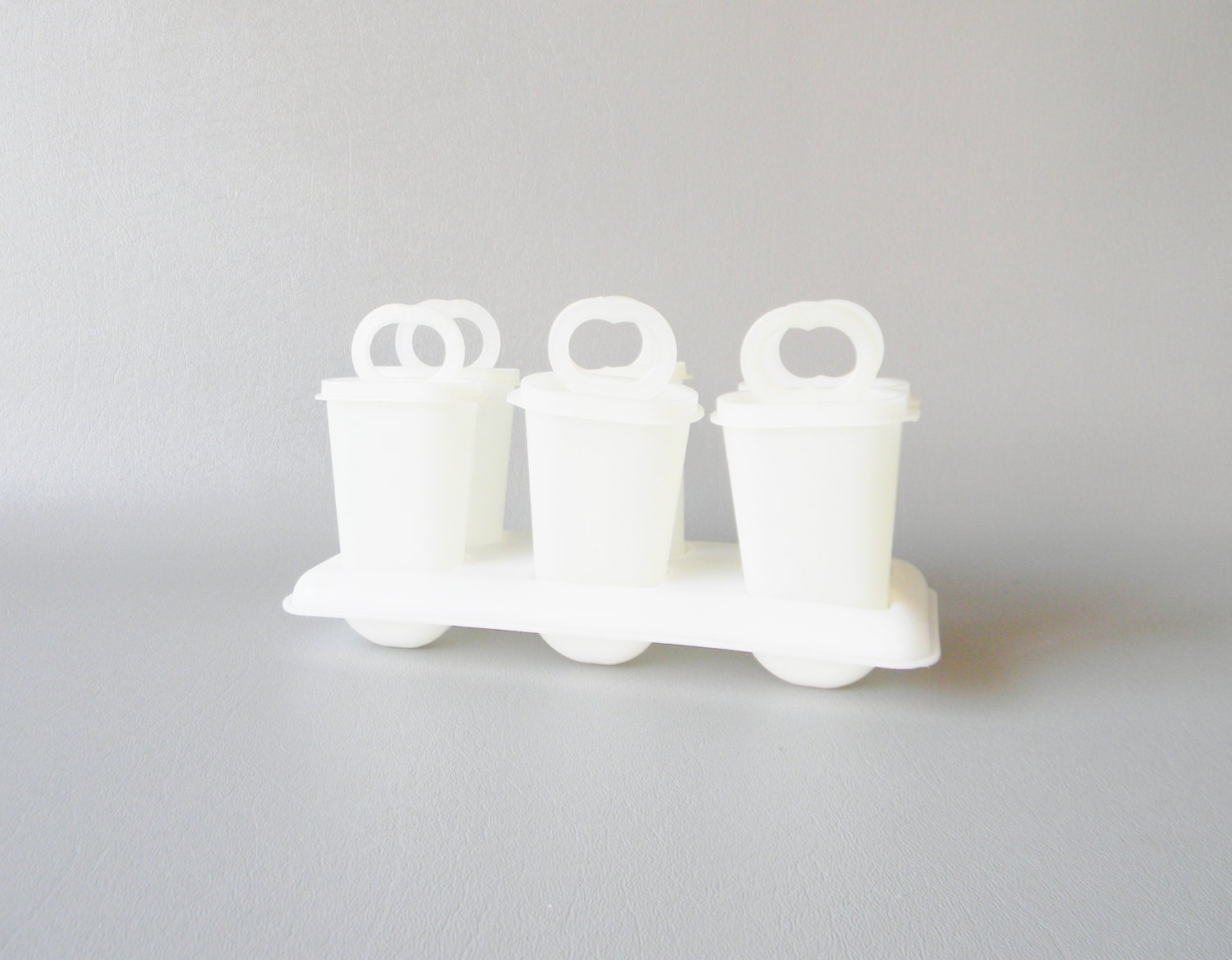 Vintage Tupperware Popsicle Molds / Six Popsicle Molds