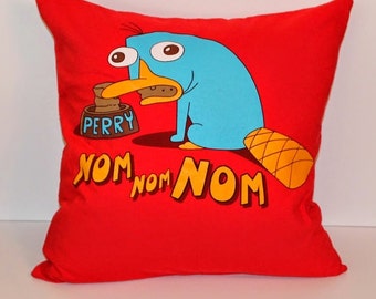 perry the platypus pillow