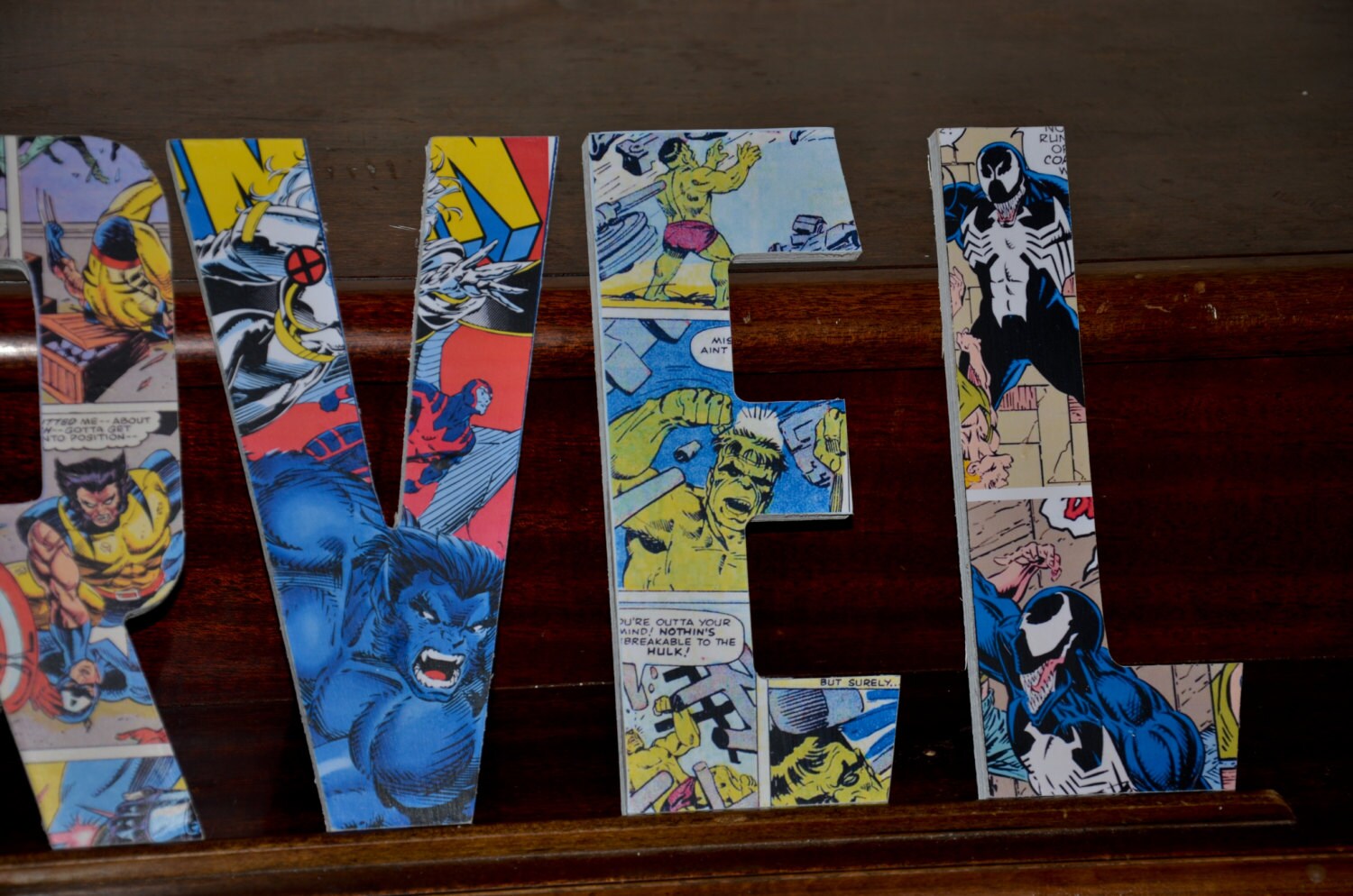 Marvel Superhero Letters Marvel Superhero custom made name