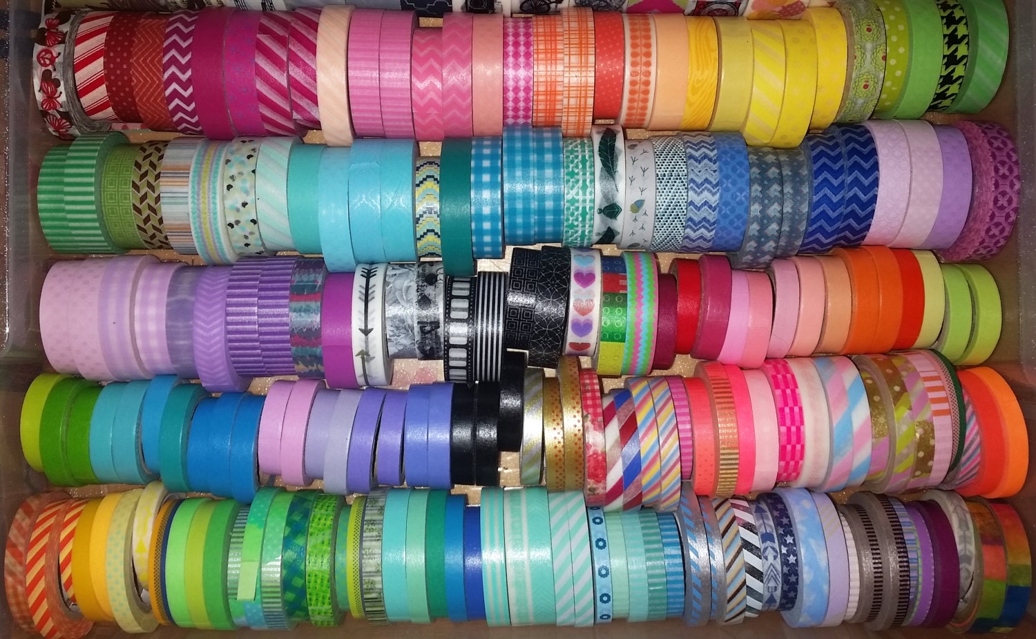Purple Washi Tape Bundle 5 styles