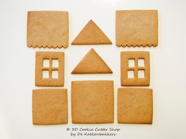 Gingerbread House Cookie Jar Cookie Cutter door
