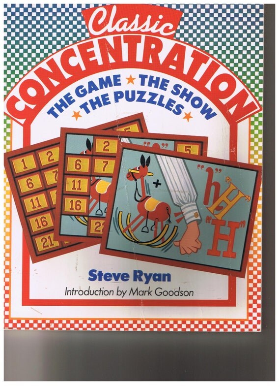 Classic Concentration The Game The Show The Puzzle Vintage