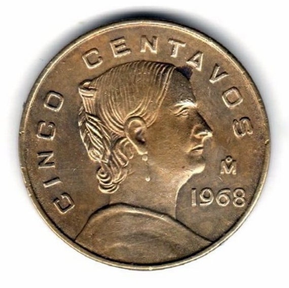 1968 M CINCO CENTAVOS