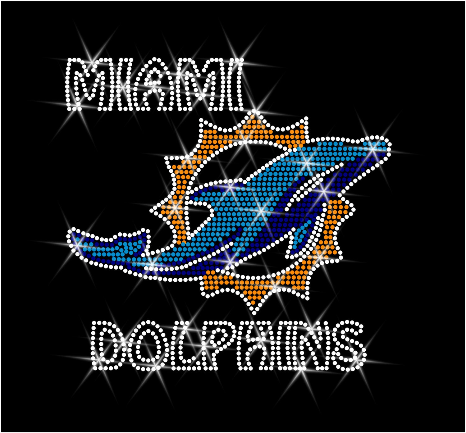 miami dolphins bling shirt