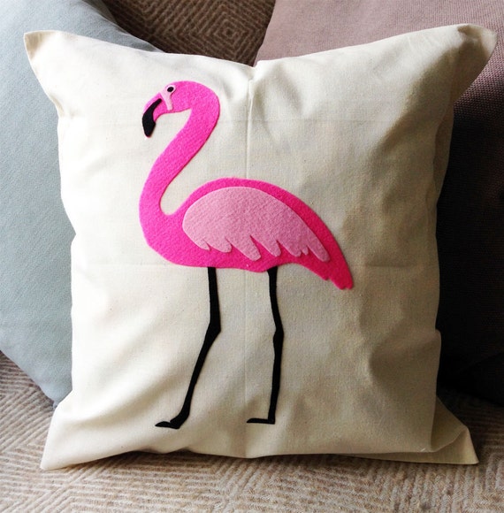 Items similar to Flamingo cushion on Etsy