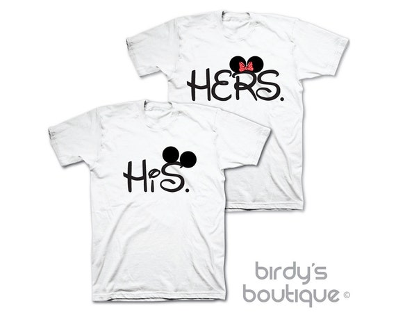 mickey mouse his and hers shirts