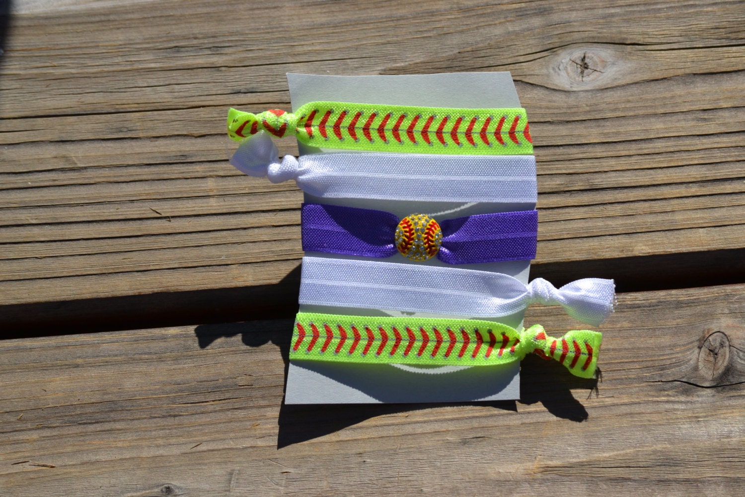 Softball Hair Ties Team Color Softball Hair Accessories