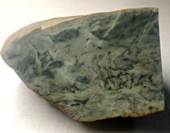 Raw Jade/Jadeite Rock by DaddysHandmadeCrafts on Etsy