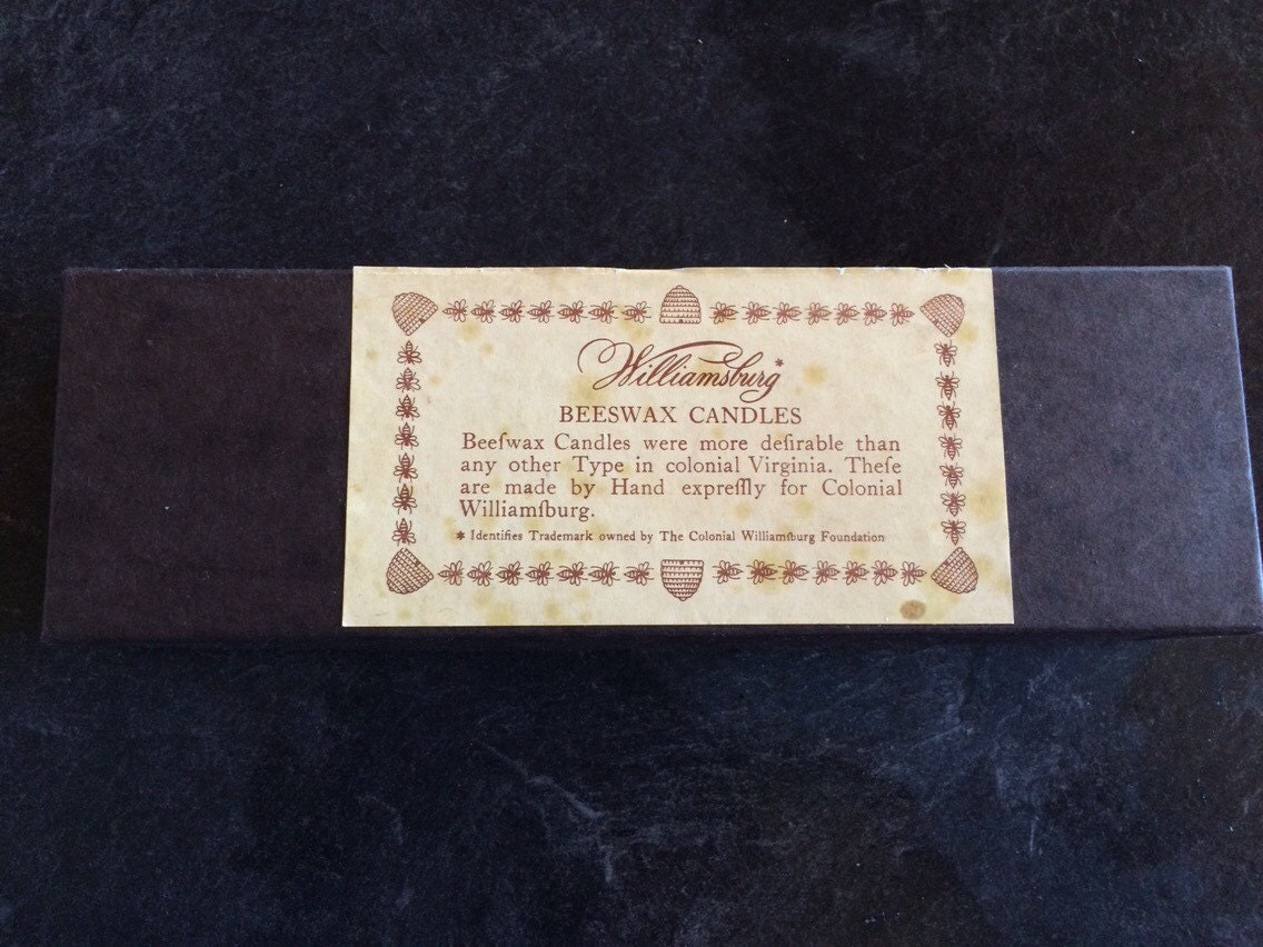 Beeswax Candles Original Williamsburg 100 by CreativeNWFriends