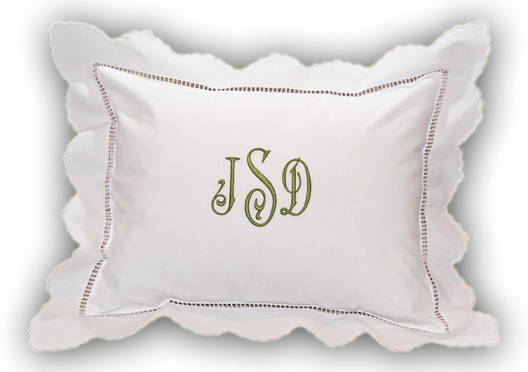 Embroidered Baby Pillow Monogrammed Baby Pillow Personalized