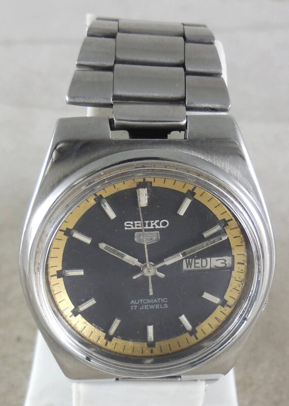 original vintage seiko 5 automatic 17j japan 7009 3161 running original vintage seiko 5 automatic 17j japan 7009 3161 running