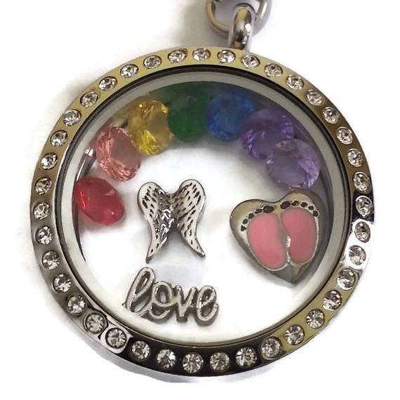Rainbow Baby Rainbow Baby Jewelry Locket by ArendelleBoutique