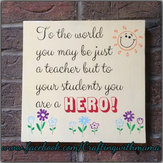 Items similar to To the world you may be just a teacher but to your ...