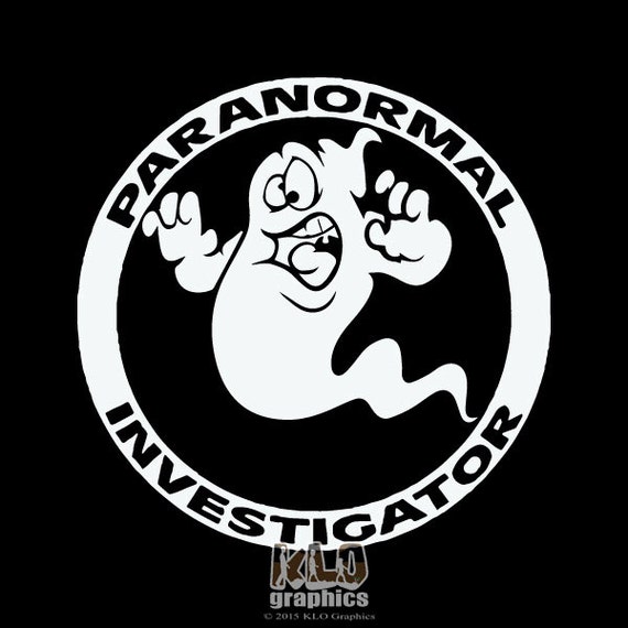 PARANORMAL INVESTIGATOR vinyl sticker Ghost Hunter Window