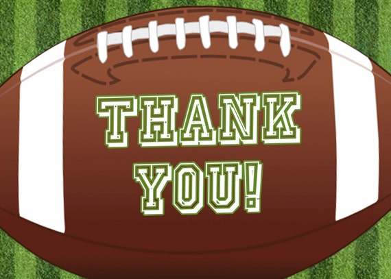 Soccer Thank You Card Template