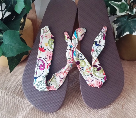 fabric strap flip flops