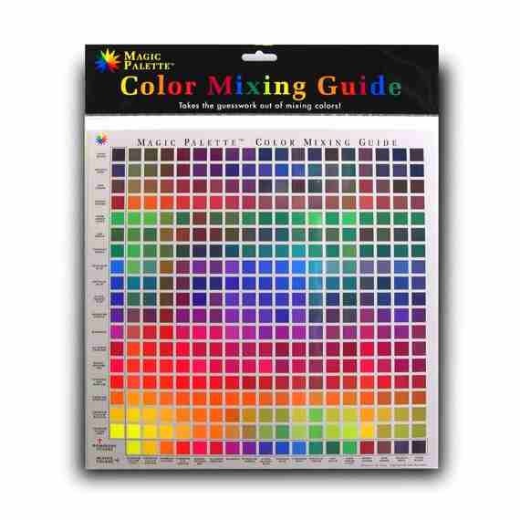 color mixing palette