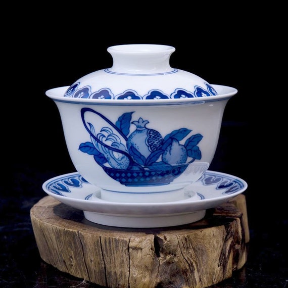 Special Offer Chinese Traditional Gaiwan Tea Cup Saucer Lid