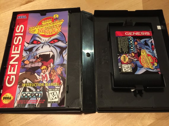 Adventures of Mighty Max Sega Genesis Game Cartridge