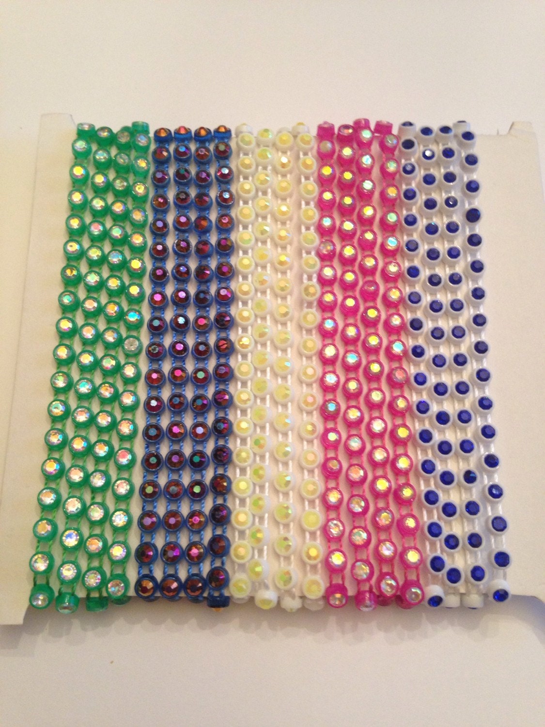 Rhinestone Rainbow pack. Beading supplies. 1 by BirchBarkBetty