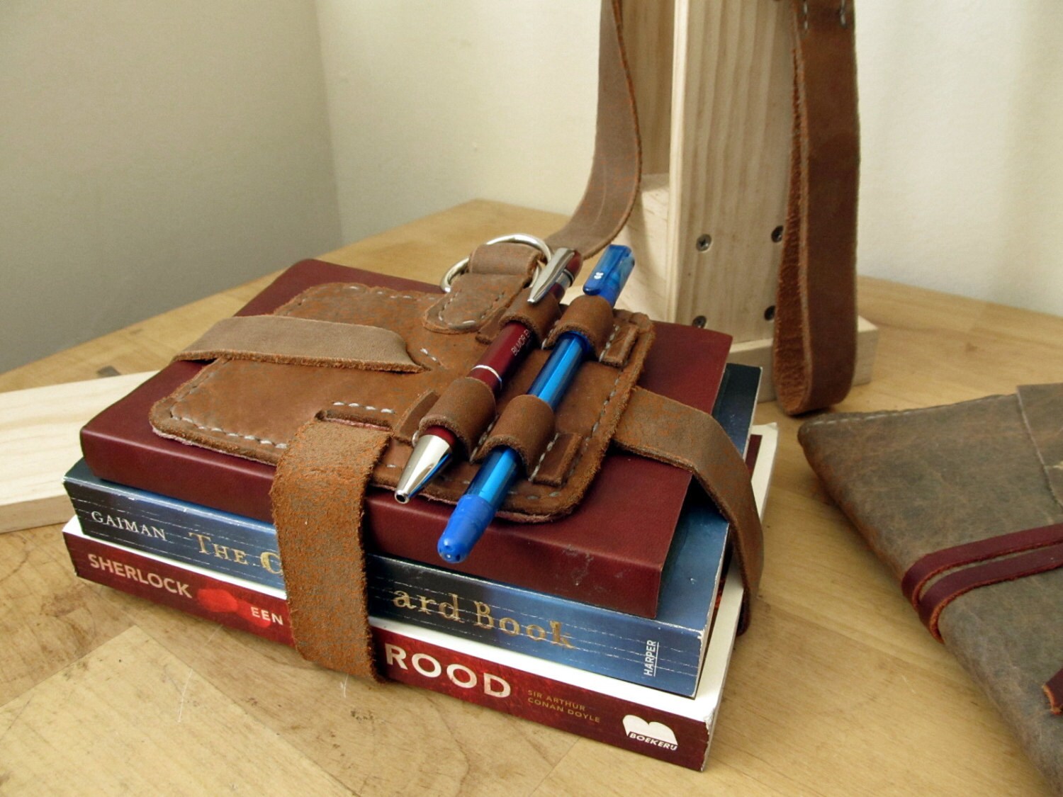 CUSTOM Leather Book Strap RESERVED