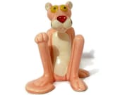 Pink Panther Ceramic Figurine 1982 Vintage Collectable Cartoon Animated TV Character UAC Geoffrey Made in Japan