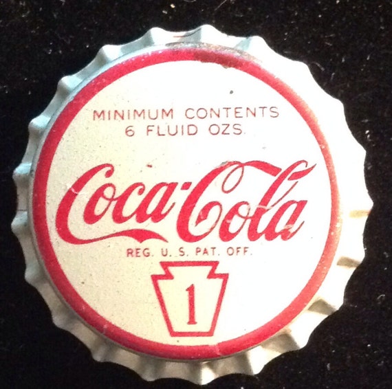 COCA COLA cork soda bottle cap by txsodajerks on Etsy